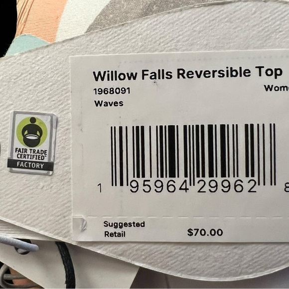 🌻NEW w.tags Prana Willow Falls Reversible Top Size Large (2) - Picture 10 of 10